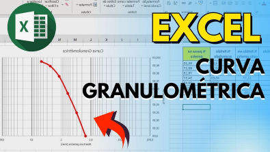 COMO FAZER CURVA GRANULOMÉTRICA NO EXCEL I Aprenda a fazer gráfico passo a passo e com EXEMPLO