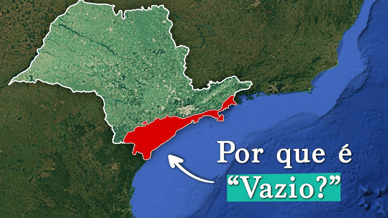 Por que tão poucos Brasileiros vivem no Litoral de São Paulo?