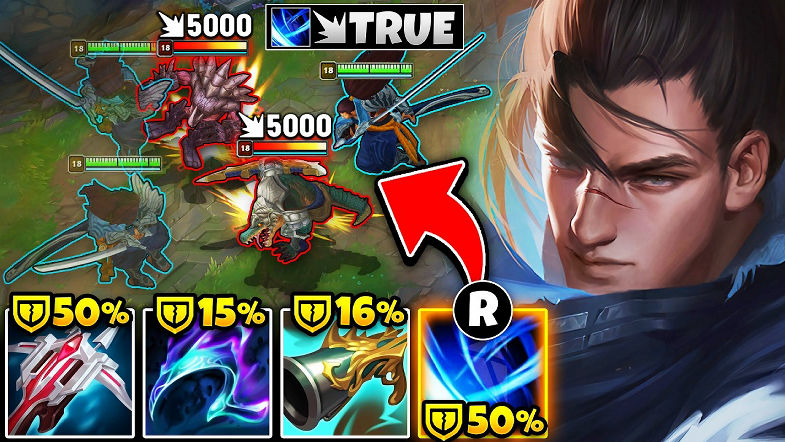 Yasuo but I have over 100 Armor Pen and I deal TRUE Damage... (ONE SHOT TANKS)