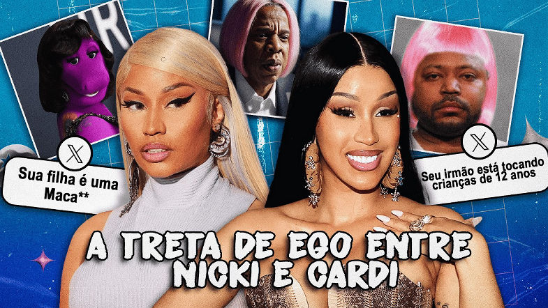 Nicki Minaj x Cardi B A maior TRETA do TWITTER