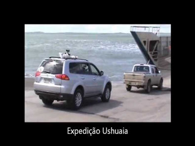Travessia de Balsa no Estreito de Magalhães - Expedição Ushuaia 2011 - Liberdade Vigiada