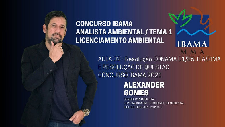 Aula 2 Resolução CONAMA 0186 - Cargo Analista Ambiental Concurso IBAMA 2024 2025