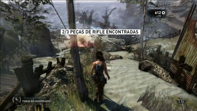 Tomb Raider - Localização Praia do naufrágio