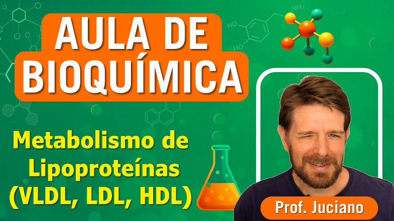 METABOLISMO DE LIPOPROTEÍNAS - VLDL, LDL, IDL e HDL. Aula completa.