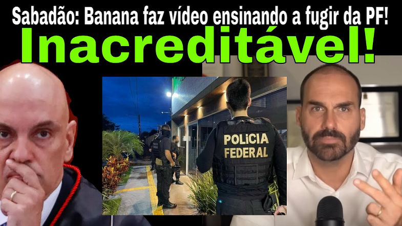 SABADÃO DESESPERADO! 03 DE BOLSONARO FAZ VÍDEO MALUC0 ENSINANDO A FUGIR DA POLÍCIA E OCULTAR PROVAS!