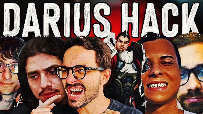 O MELHOR DARIUS BR DE HACK vs 5 DEMACIANOS!