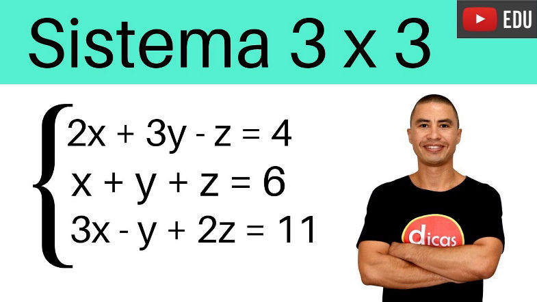 Rápido e Fácil | Sistemas Lineares 3 x 3 | Escalonamento