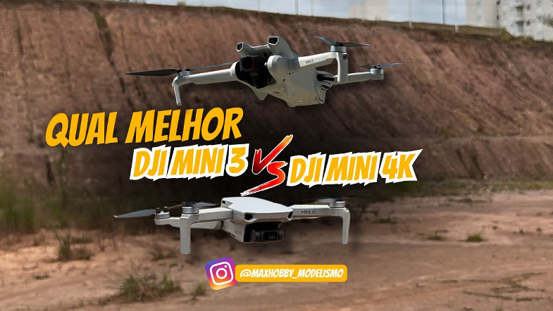 DJI Mini 3 ou DJI Mini 4K? qual O Melhor Drone para Você