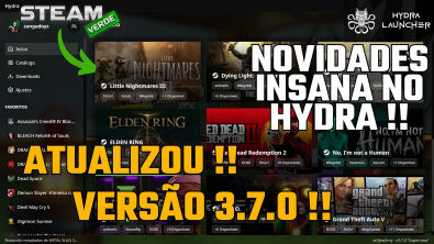 Hydra Launcher Nova Atualização Com Grandes Novidades ! (Versão 3.7.0 "Supernova" !!!)
