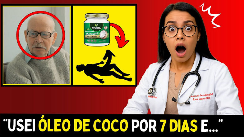 Ele usou ÓLEO DE COCO por 7 dias e sua TESTOSTERONA explodiu!