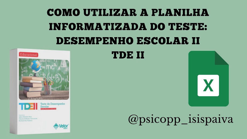 TDE II Simplificado Aprenda a Usar a Planilha de Correção Automática