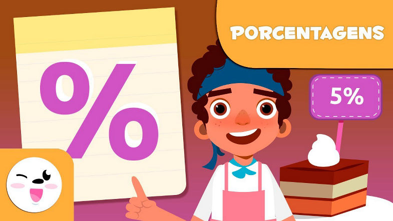 Porcentagens para crianças - O que é uma porcentagem? - Matemática para crianças