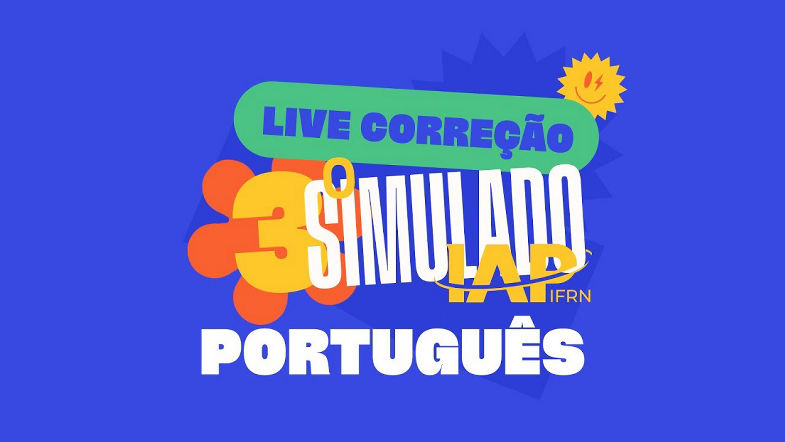 Live de Correção 3 simulado Português prof. Erivan