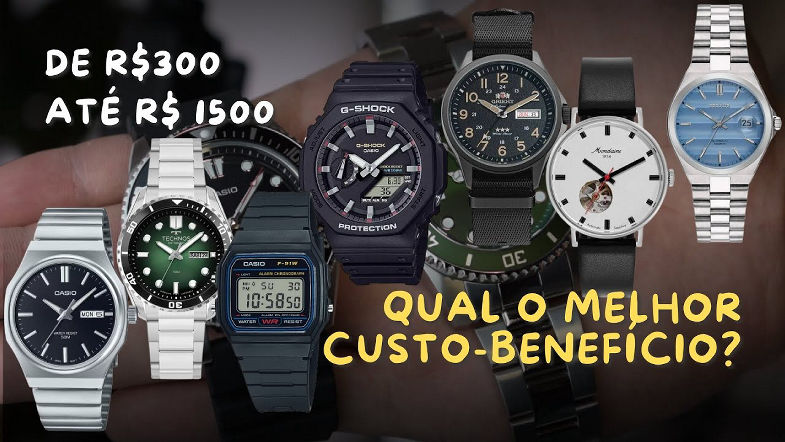 Custo-Benefício em Diferentes Faixas de Valor de Relógios - Qual o Melhor?