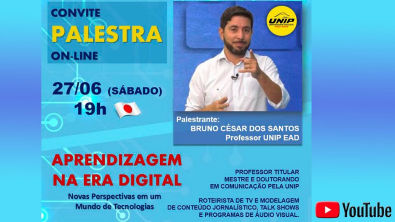 PALESTRA APRENDIZAGEM NA ERA DIGITAL