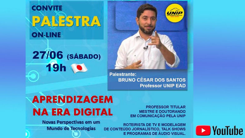 PALESTRA APRENDIZAGEM NA ERA DIGITAL