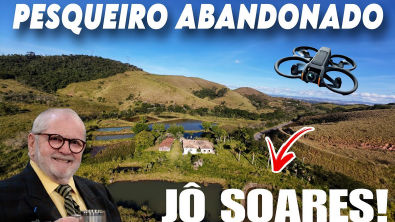 Pesqueiro que pertenceu a JÔ SOARES está ABANDONADO no VALE!