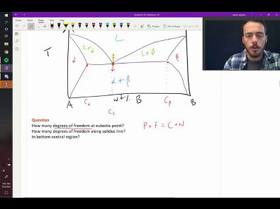 The binary eutectic phase diagram
