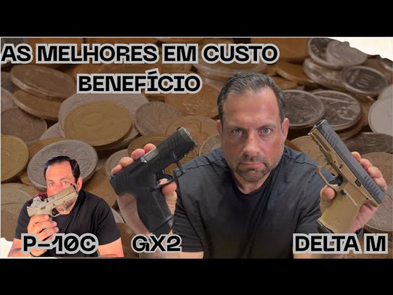 EXCELENTE PRECO, MAS VALEM A PENA??? AREX DELTA M VC TAURUS GX2 E COMO PLUS A CZ P-10C.