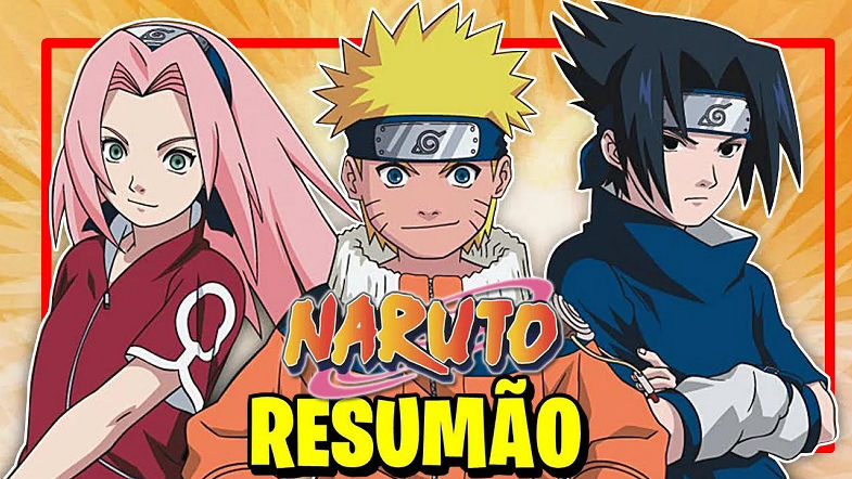 Naruto Clássico, Jutsus, lutas e Muito Drama Ninja A História em 1 Vídeo!