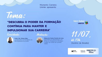 Momento Carreira | Descubra o poder da formação contínua para manter e impulsionar sua carreira