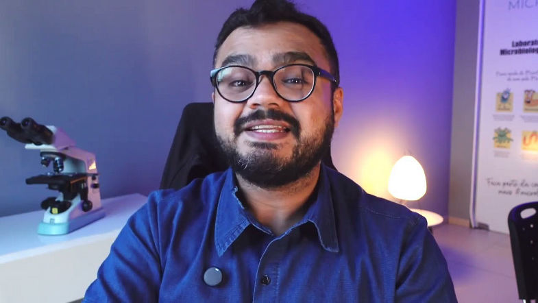 Como identificar bacterias em lamina?