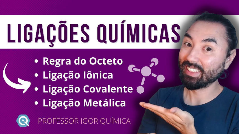 LIGAÇÕES QUÍMICAS | REGRA DO OCTETO | IÔNICA, COVALENTE E METÁLICA | REVISÃO