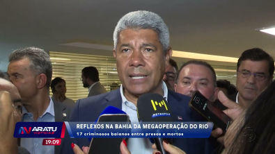 Operações no Rio de Janeiro Repercussões e oferta policiais da Bahia | ARATU AGORA |TV ARATU