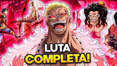 LUFFY vs DOFLAMINGO (Luta completa) - One Piece