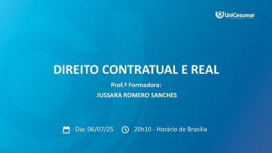 AULA 4 I DIREITO CONTRATUAL E REAL