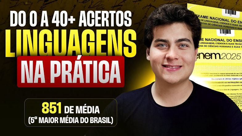 Como GABARITAR LINGUAGENS no Enem 2025 na PRÁTICA (Você nunca mais verá a prova do mesmo modo)