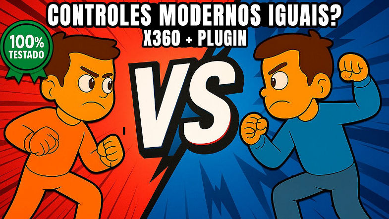 Correção 2 Controles modernos Iguais NÃO Funcionam Juntos no Xbox 360 com Plugin!