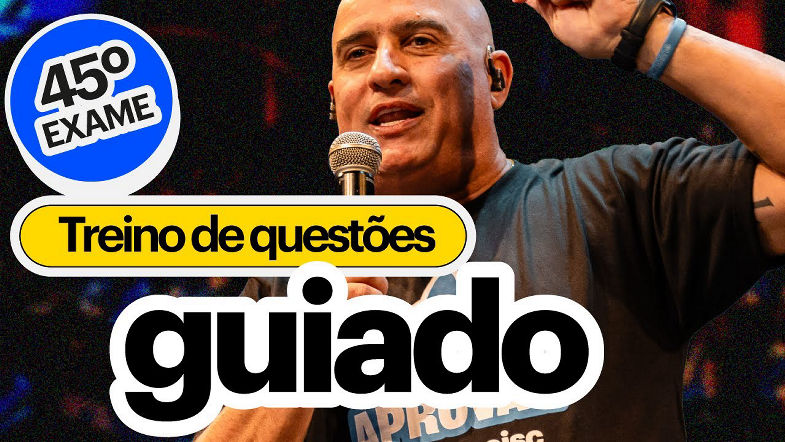 Aprove na OAB 45 resolva QUESTÕES de Direito Penal com técnicas | Treino Guiado com Nidal Ahmad