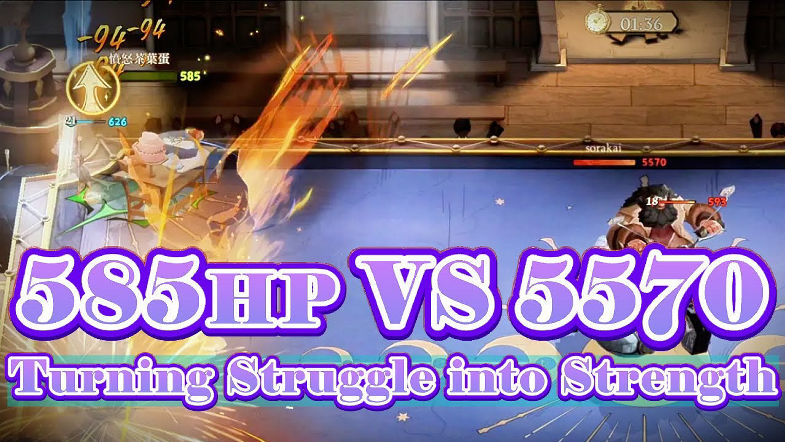 | Harry Potter Magic Awakened585HP vs 5570Turning Struggle into Strength