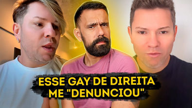 GAY de DIREITA reagiu ao VÍDEO e se deu MAL