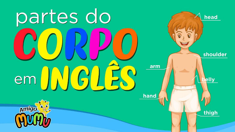 Partes do Corpo Humano em Inglês | Partes do Corpo em Inglês