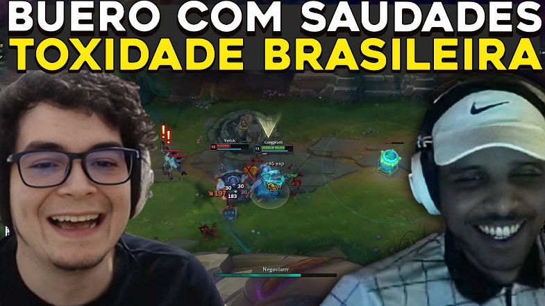 BUERO COM SAUDADES DOS MONOCHAMPIONS BRs, HYDROGEN 1 VS 9 - RENECRODILO LEAGUE OF LEGENDS