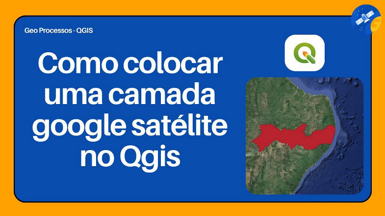 Como colocar uma camada google satélite no Qgis | Plugin Quick Map Services