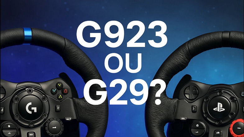 LOGITECH G29 vs LOGITECH G923 - Qual escolher em 2025???