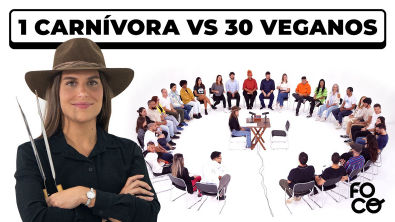 1 CARNÍVORA VS 30 VEGANOS | ft. CHEF JU LIMA