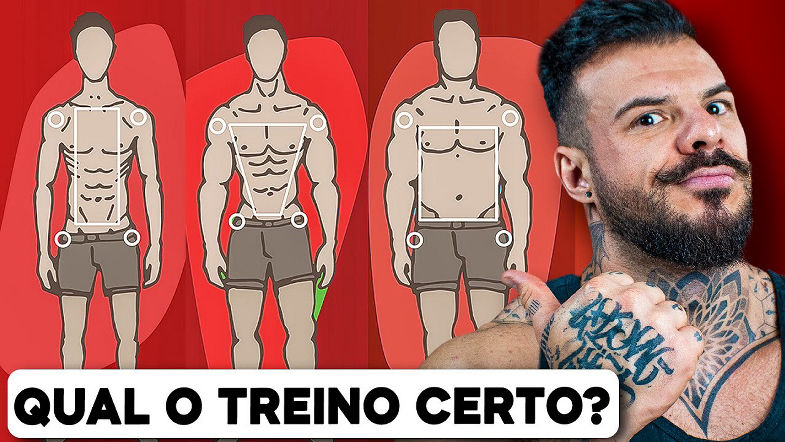 Qual Deve ser o Treino para um Ectomorfo, Endomorfo e Mesomorfo?