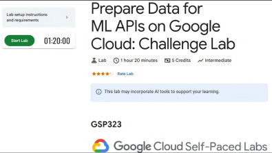 GSP323-Prepare Data for ML APIs on Google Cloud Challenge Lab