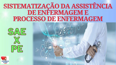 SISTEMATIZAÇÃO DA ASSISTÊNCIA DE ENFERMAGEM E PROCESSO DE ENFERMAGEM NO DIA A DIA PROFISSIONAL