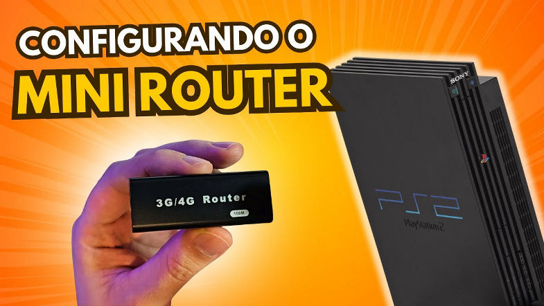 Mini Router no PS2 Como Configurar e Rodar Jogos!