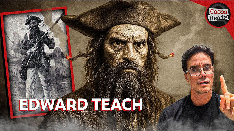 EDWARD TEACH A VERDADEIRA E REAL HISTÓRIA DO PIRATA BARBA NEGRA