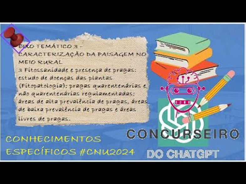 EIXO 3 - 3 Fitossanidade e presença de pragas estudo de doenças das plantas (Fitopatologia); ...