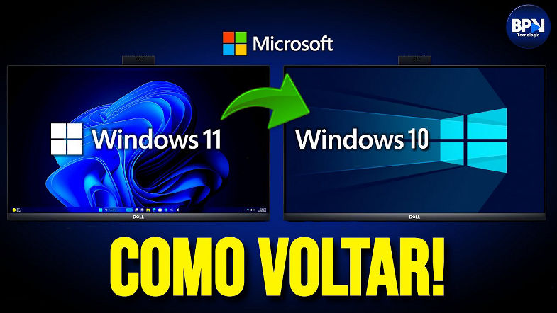 COMO VOLTAR para o Windows 10 ESTANDO no Windows 11 (SEM PENDRIVE)