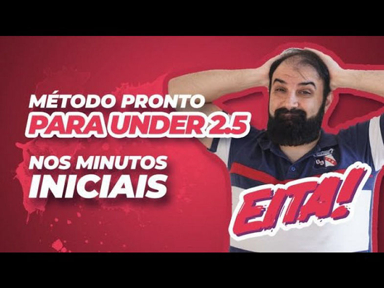 Método que EU USO no UNDER 2.5 no início do jogo - Método para Trade Esportivo