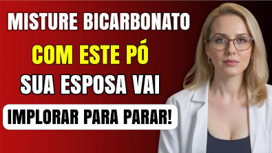NUNCA use Bicarbonato de Sódio sozinho! Misture com ESTE pó para um efeito vascular explosivo!