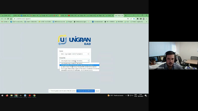 Instruções para acessar as atividades UNIGRAN - EAD
